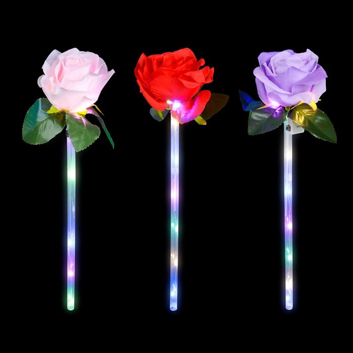 TR31221 Light-Up Rose Wand 16"